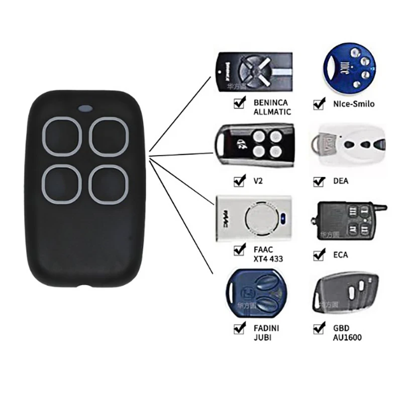 4 Channel Multi-Frequency Cloning Remote Control 868 433 315 330 390 MHz 260-870MHz Multi-Frequency Cloning Remote Control