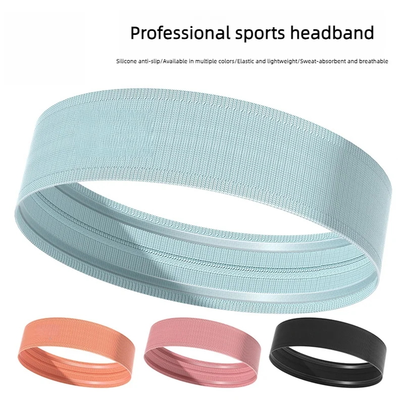 Moisture Wicking Sports Headband For Men Anti Sweat Band Running Cycling Basketball Gym Workout Forehead Protection Band