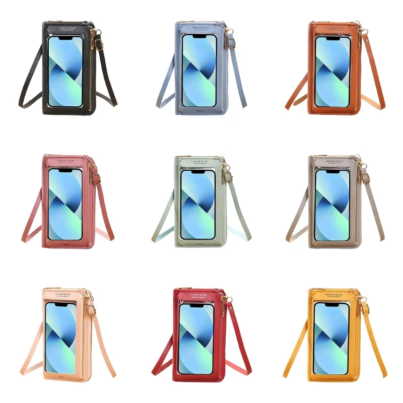 X5XA Practical Phone Bag Transparent Pocket For Easy Use And Security
