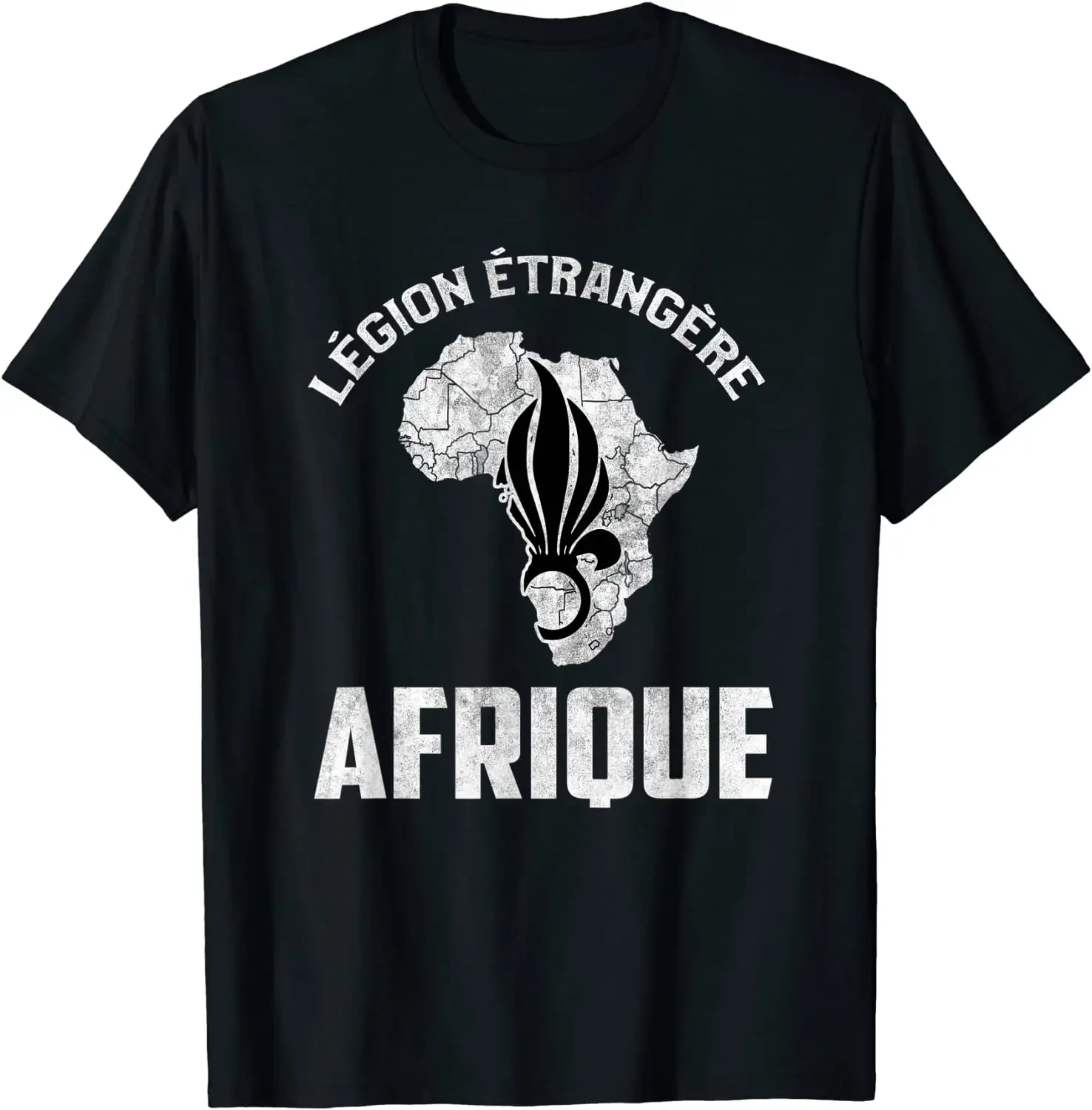 French Military Army Etrangere Troop Men T-Shirt Short Sleeve Casual 100% Cotton O-Neck Shirts