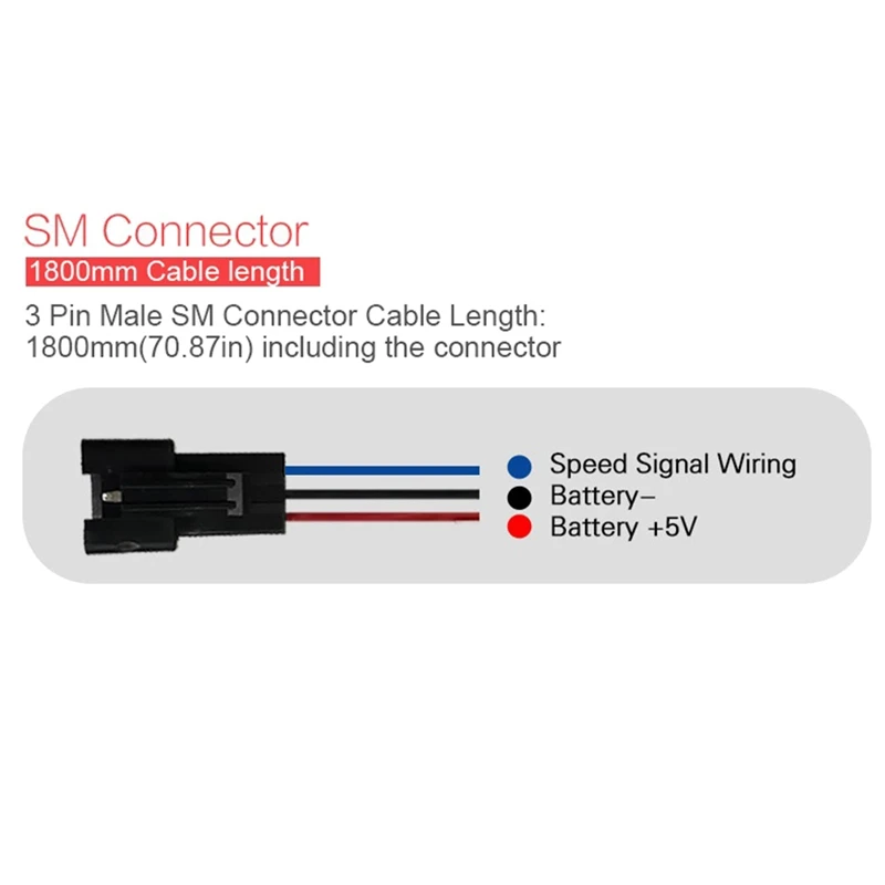 Quick Throttle Electric Scooter Bike Thumb Throttle Accelerator For Ebike Bicycle Conversion Kit SM Connector image 3