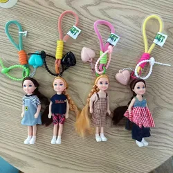 Trendy Hanging Ornament Doll Pendant DIY Change Clothes Cute Car Key Ring Bag Charm for Barbie Doll Cute