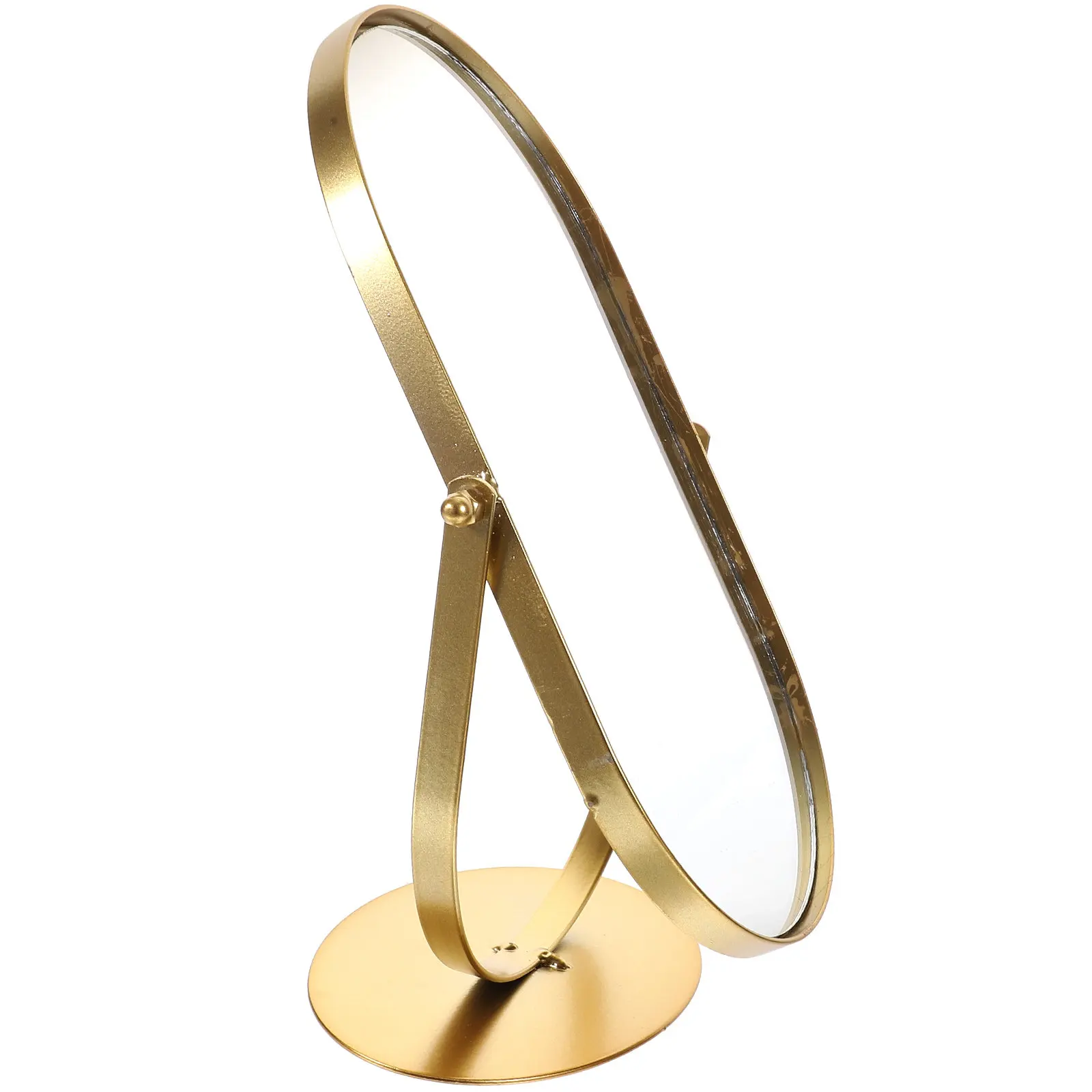 

Desk Vintage Metal Makeup Mirror Stand Stable Base Vanity Mirror for Home Office and Bathroom Office Mirror, Mirrors for Desk