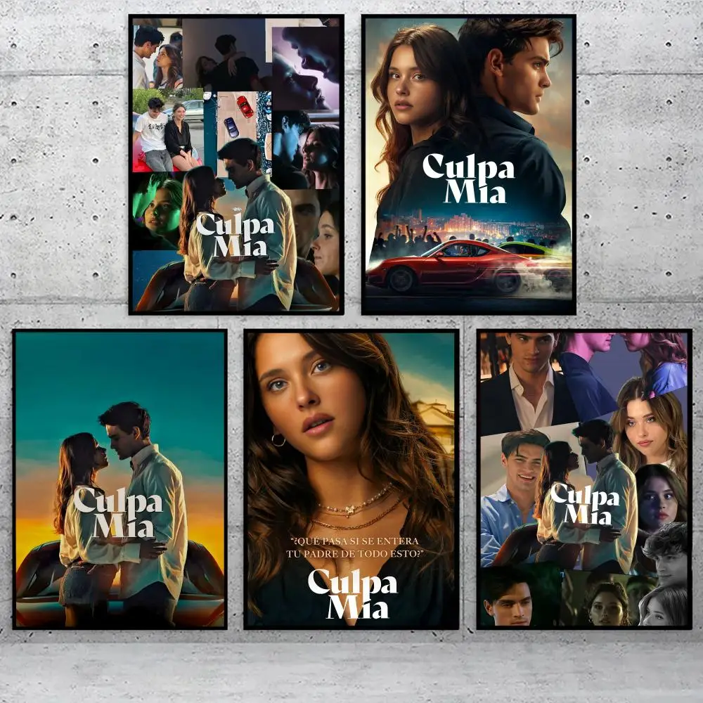 بلدي خطأ Culpa ميا الفيلم الكلاسيكي المشارك ملصق ذاتية اللصق لمكتب المنزل مسرح الفيلم جدار ديكور فني هدية رائعة