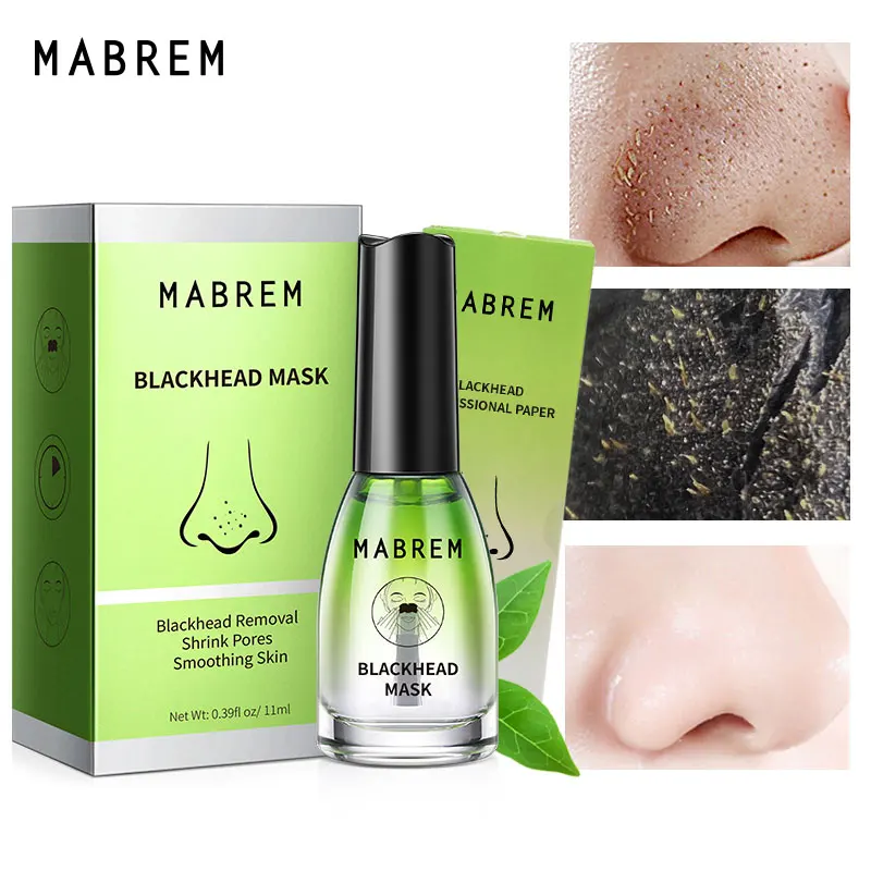 

MABREM Blackhead Remover Face Nose Mask Pore Strip Black Mask Peeling Acne Treatment Deep Cleansing Mask Oil Control Skin Care