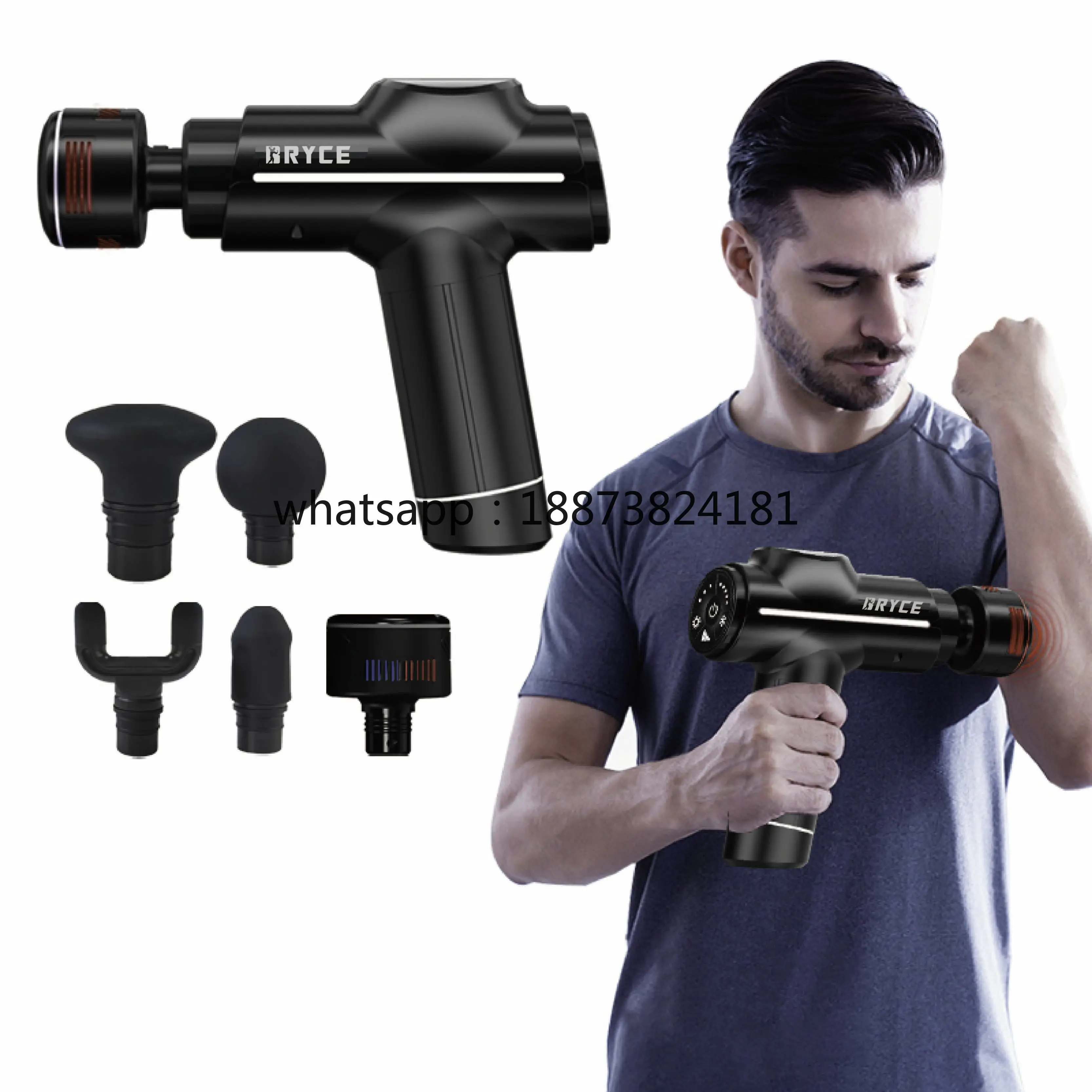 Hot and Cold Fascia High-power Brushless Motor Muscle Relaxation Quiet No Refueling Design Rehabilitation Therapy fast shipping