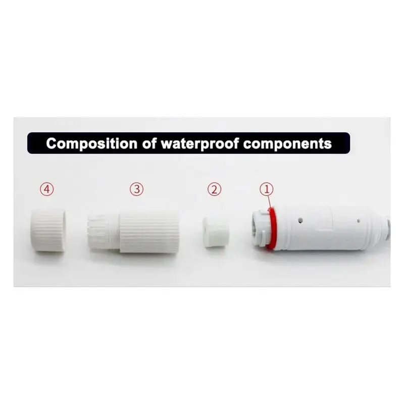 ABGI-10Pc POE Spliter مقاوم للماء مع فيديو Balun + كابل محول الطاقة وحدة إمداد حاقن 48 إلى 12 فولت لموسع كاميرا IP، Du