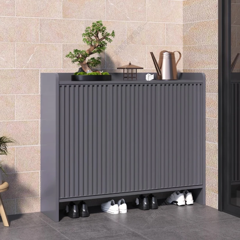

Wall Grey Shoes Rack Narrow Vertical Space Saving Shoe Rack Living Room Storage Recibidor Mueble Entrada Cabinet Furniture