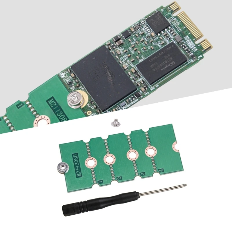 SSD Solid States 2230 2242 2260 to 2280 Extension Bracket Card Transfer Card Adapter Board Risers Convert Card