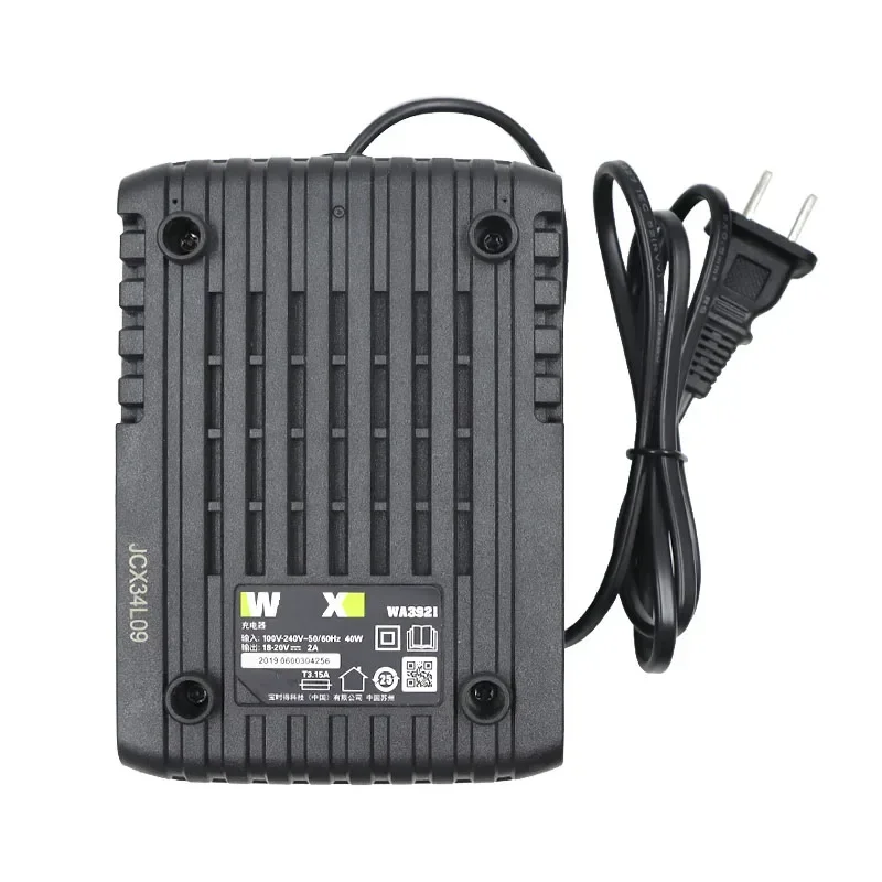 WA3921 Li-ion Battery Charger For Worx 18V 20V WA3593 WA3595 WA3596 WA3016 WA3401 Lithium Battery WA3922 WA3924 WA3927 WU279