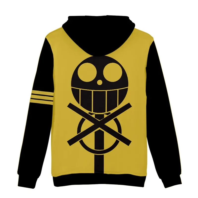 Sweat à capuche à manches longues Anime Luffy Cosplay pour hommes, sweat-shirt d'hiver pour garçons, manteau, pull à capuche, GelClothing, Y-Clothing