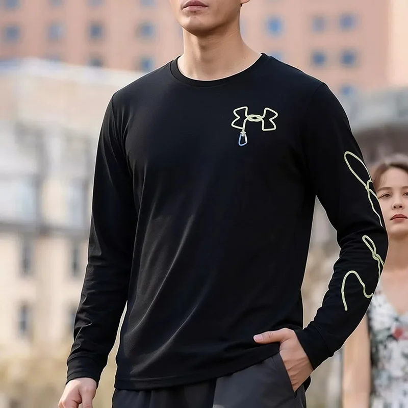 

Under Armour Men's Long-Sleeved Fitness Training T-Shirt - Breathable and Comfortable for Workout Training 1390228-001