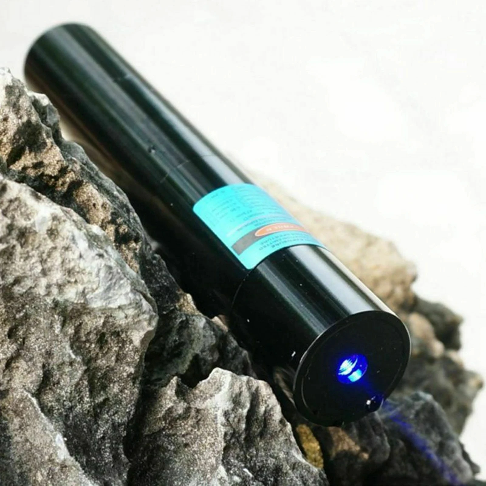 

Waterproof 447nm 450nm 1mw Blue Laser Pointer Handheld Flashlight LED Torch Focus