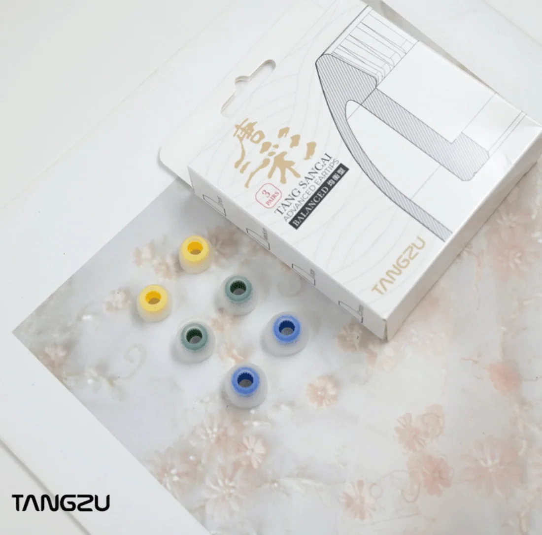 Tangzu Tang Sancai Silikon Ohrstöpsel Klar 3
