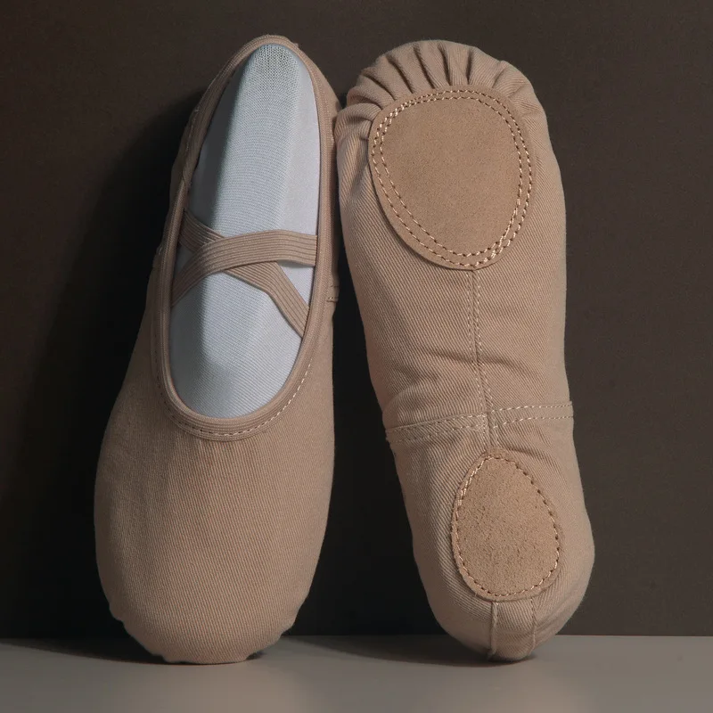 Chaussures de ballet en toile à semelle souple pour femmes et enfants, pantoufles de danse, chaussures d'entraînement professionnelles, Morandi, nouveau