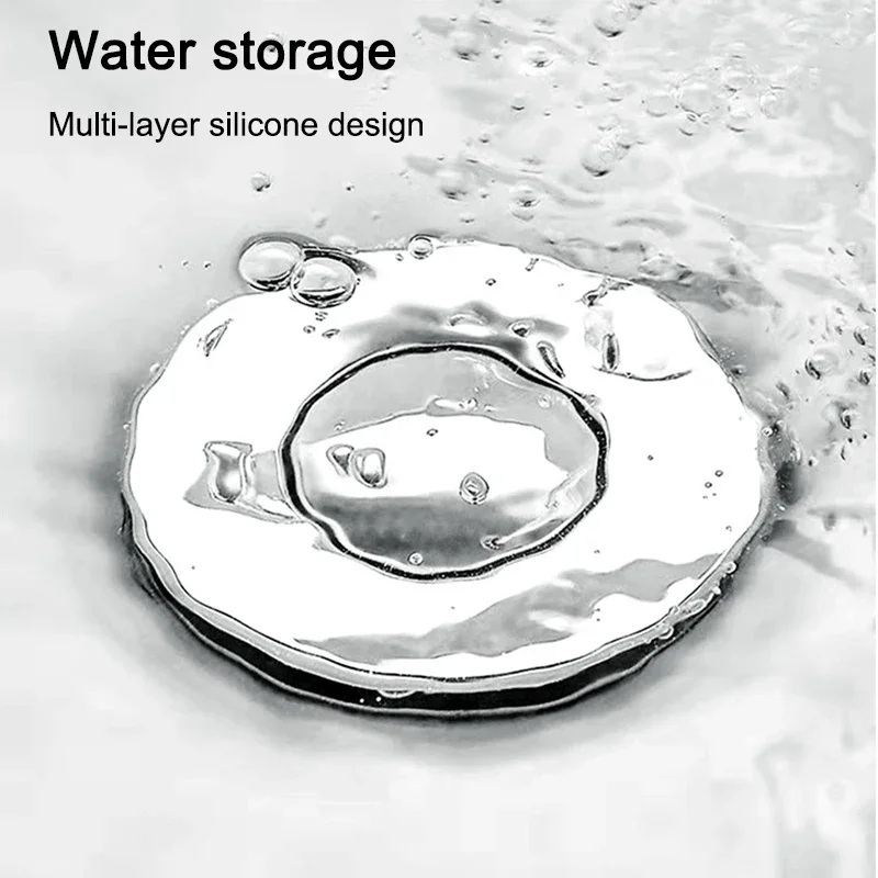

Press-Fit Sink Basin Fitting Spipe Water Stopper Stainless Steel Universal Downcomer Odor Proof Pop-Up Core