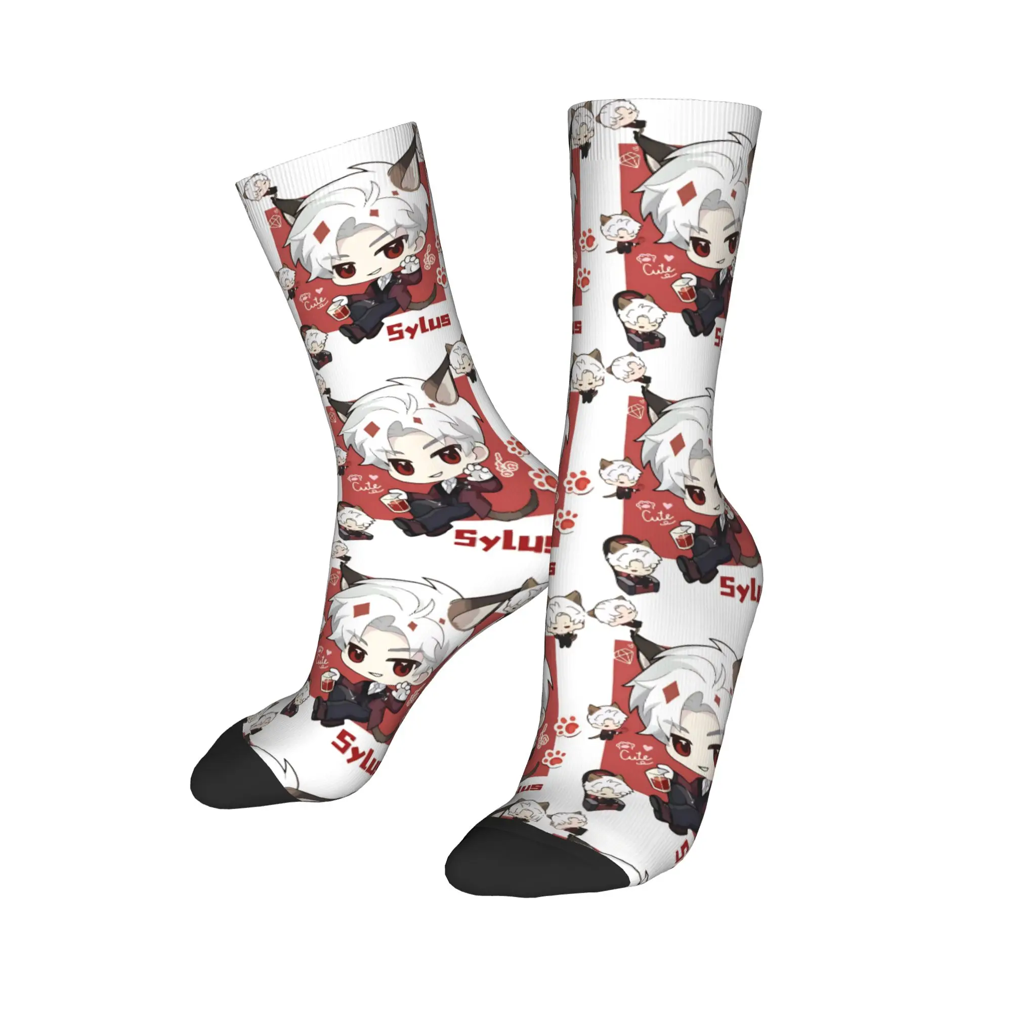 Women Men Socks Sylus Love and Deepspace  Stockings Non Slip Warm Soft Socks Winter Fashion Graphic Skateboard Socks