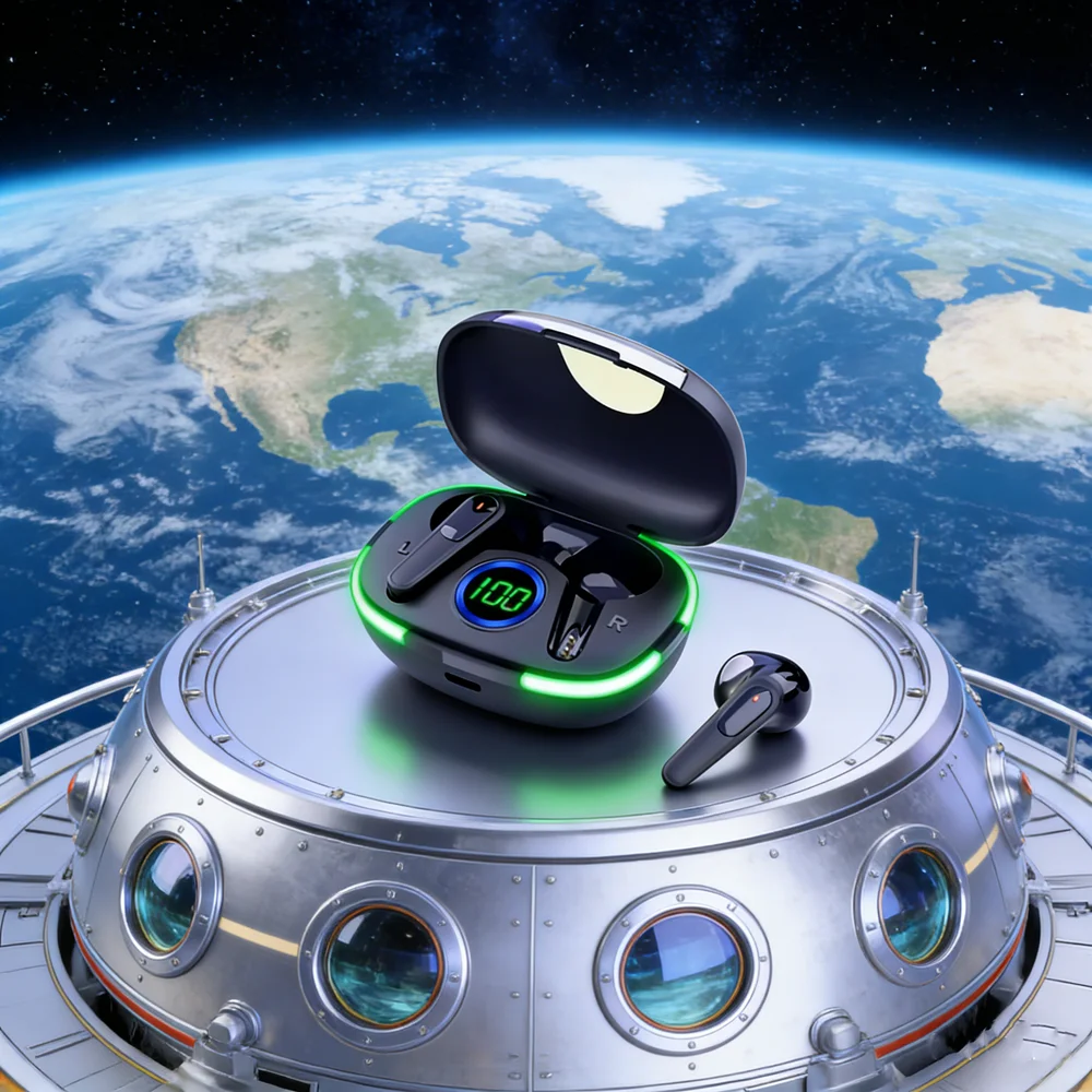 TWS Wireless Earphones Bluetooth Fone Headphones Sports Headset Touch Control Earbuds with Microphone for Smartphones