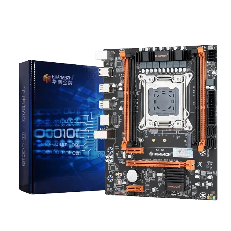 

HUANANZHI X79 4MT LGA 2011 XEON X79 Motherboard support Intel E5 2620 2640 2650 2680 2690 V1 V2 REG ECC DDR3 Memory nvme