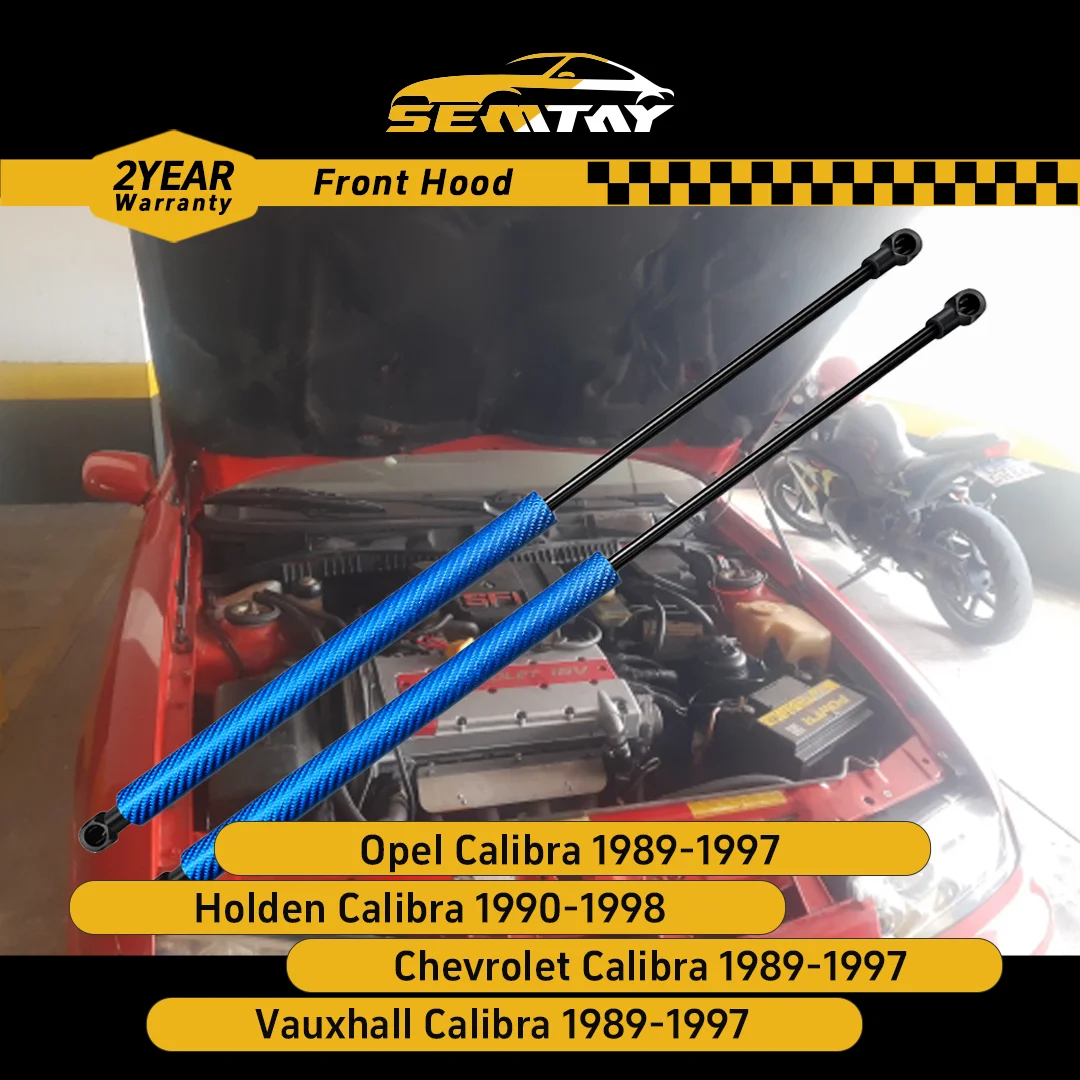 

SEMTAY Hood Struts Bonnet Lift Assist Spring Shocks Supports for Holden Calibra 1990-1998/Opel Calibra 1989-1997 Auto Part