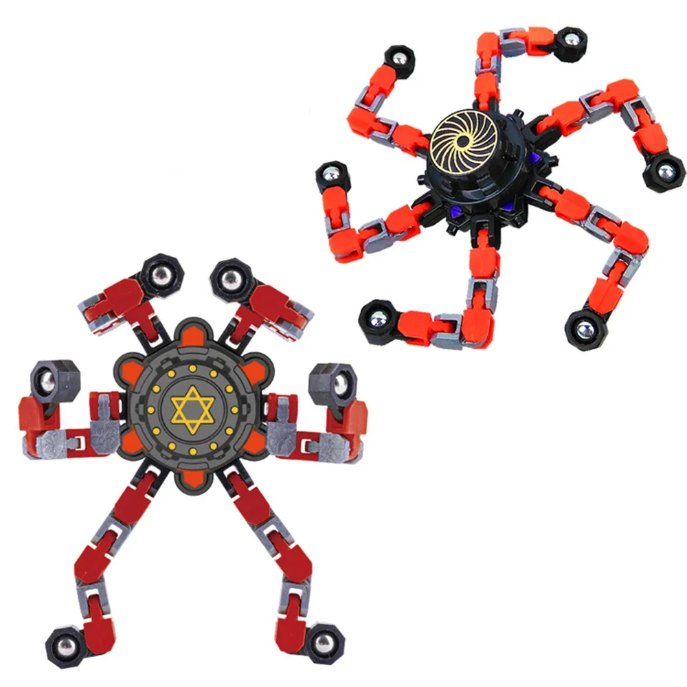 3Pcs Deformed Fidget Spinner Stress Relief Toys Sensory Game for Children Adults Hand Vent Antistress Gift