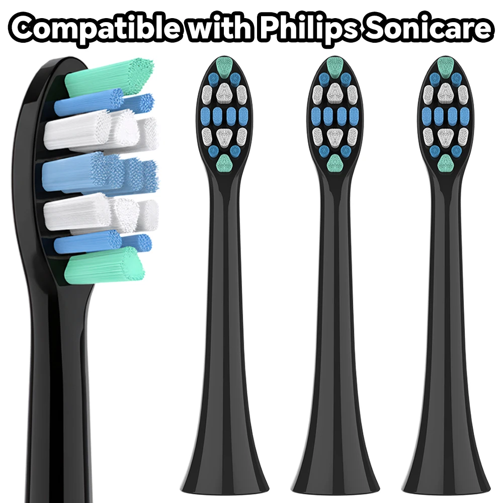 Replacement Brush Heads Compatible with Philips Sonicare Electric Toothbrush, Professional  Toothbrush Head for HX4100/5300/5100