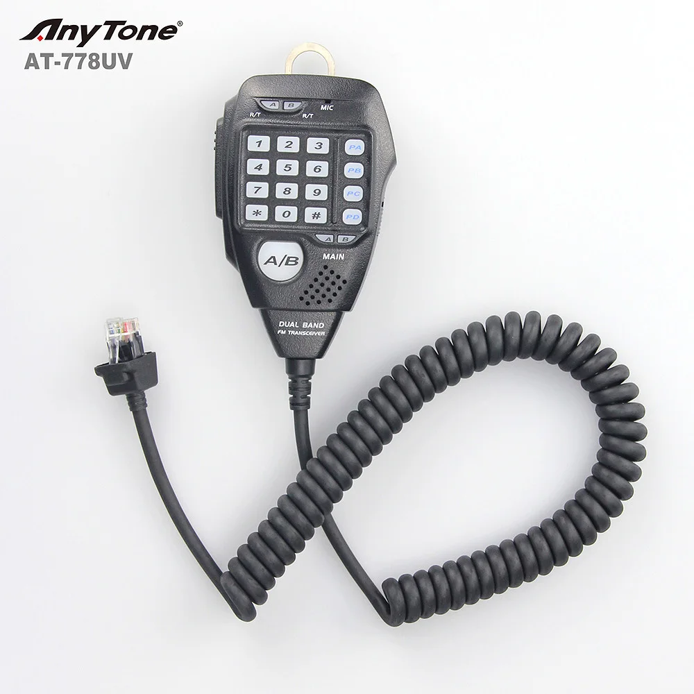 Anytone Original Microphone For Anytone AT-778UV AT-5888UV Mobile Transceive VHF UHF Car Radio