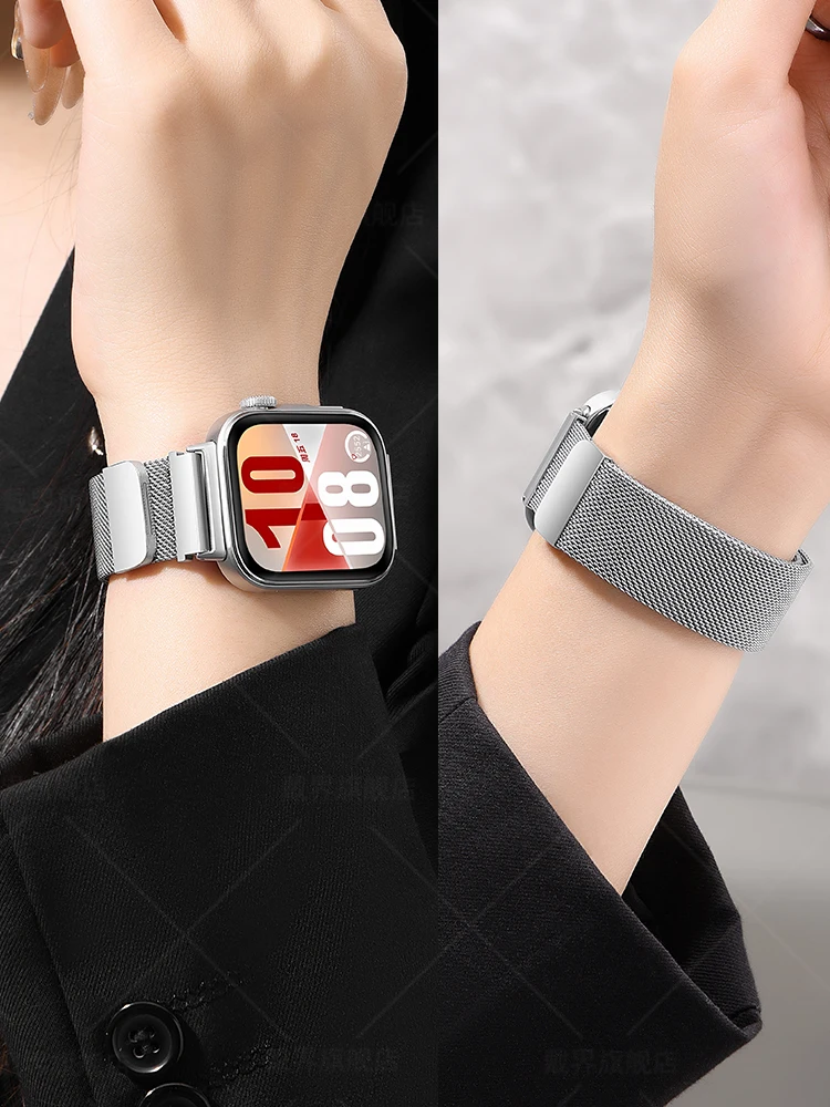 

Magnetic Loop Band For Huawei Watch FIT 4 pro-Fit 4 Strap stainless steel correa for Huawei Fit 3 Fit4 Milanese bands Accessorie