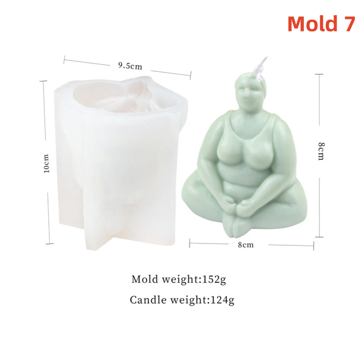 3D Lady Body Kaars Schimmel Yoga Pose Zeep Geurende Gips Epoxyhars Maken Mold DIY Home Decoratie Handgemaakte Geschenken