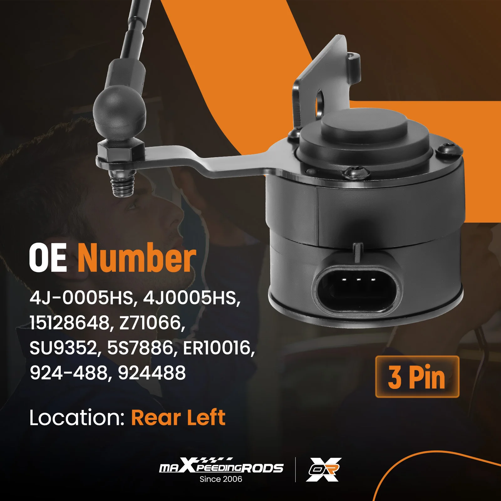 

Rear Suspension Height Level Sensor For Chevy Suburban 1500 GMC Yukon 15128648