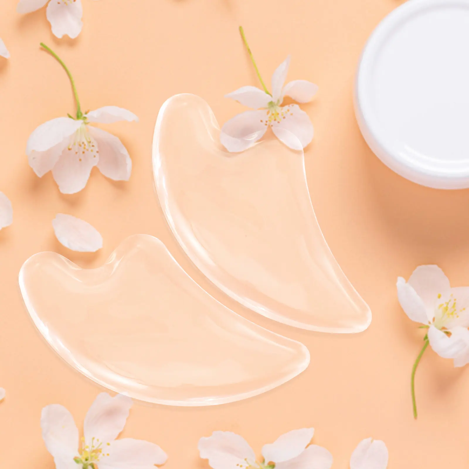 

Premium Resin Massage Scraper Guasha Tool for Face Eye Neck Arms Home Therapy Compact Ergonomic Design Non Scratch Skin Safe