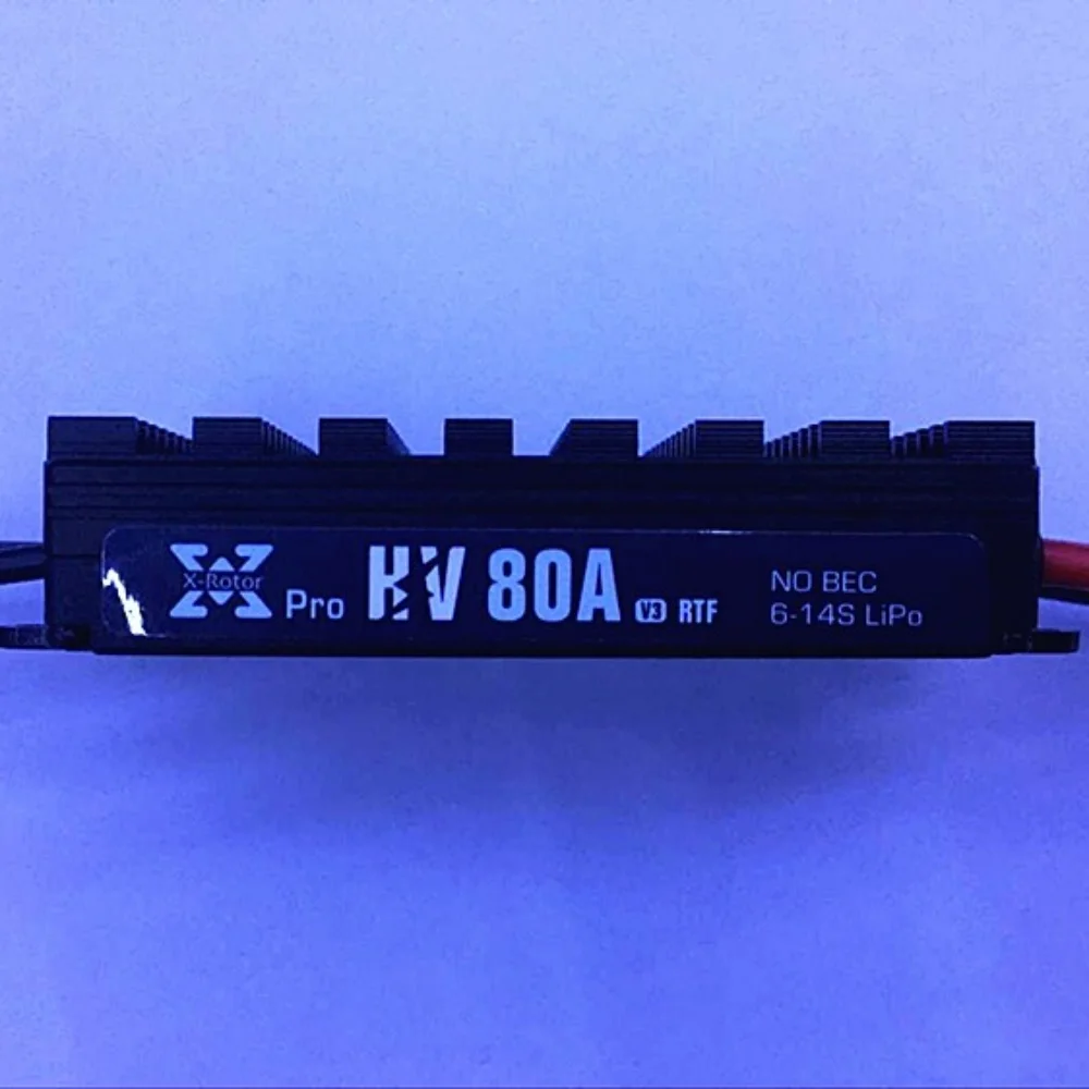 RC FATJAY Hobbywing XRotor-80A-HV-V3 80A ESC 6-14S Hoogspanning borstelloze elektronische snelheidsregelaar voor plantbescherming Drone