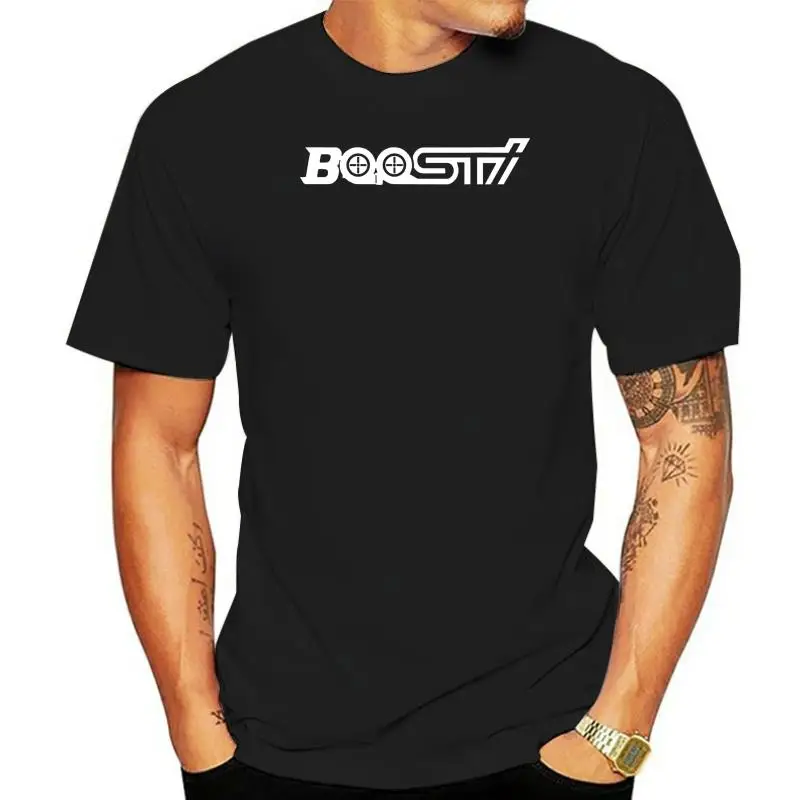 NEW STI BOOST TURBO LOGO T-shirt high-quality printing RACE CAR SHIRT SPORT CAR