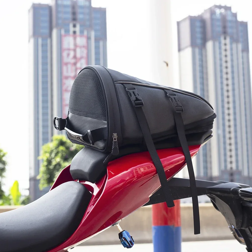 

Motorcycle Rear Seat Bag Large Capacity Multifunctional Crossbody Waterproof Bag Motorcycle Backpack for Electric Motor Car Bike