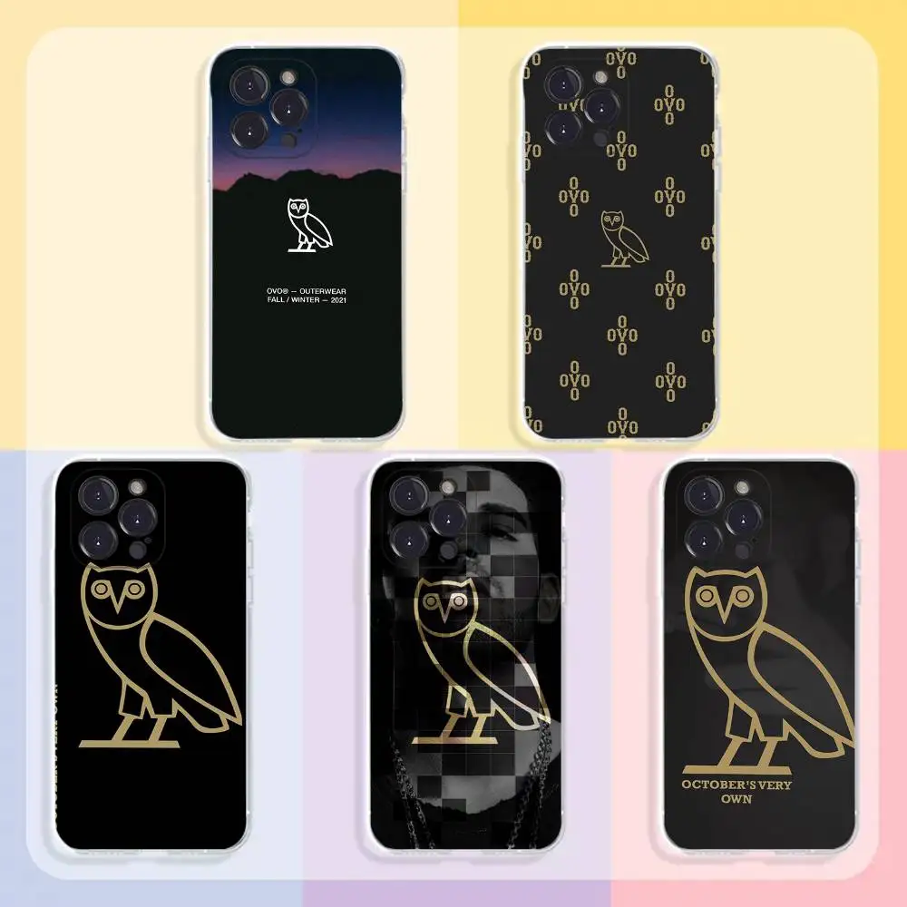 

Drake O-OvO OWL Phone Case For iPhone17,16,15,14,13,12,11,Pro,Xs,Max,Mini,Plus Antislip Shockproof Hard