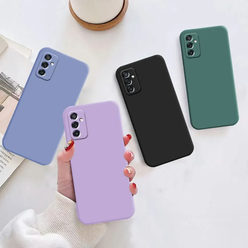 For Samsung M52 M54 5G M53 Case Camera Protector Funda Cover Galaxy M54 M22 M12 M11 M10 F54 Soft Shockproof Silicone Phone Case