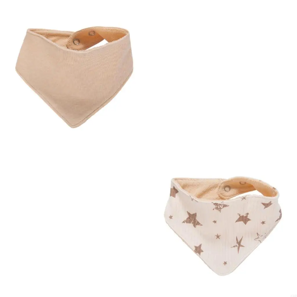 

J2HD Soft Newborns Drooling Bib Breathable Burp Cloth for 0-24 Months Baby Comfortable Saliva Towel for Toddler