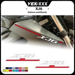 2 X New 125mm*17mm For YAMAHA XJ6 XJ-6 Motorcycle Full Car Stickers Custom Stickers Decals Custom Color