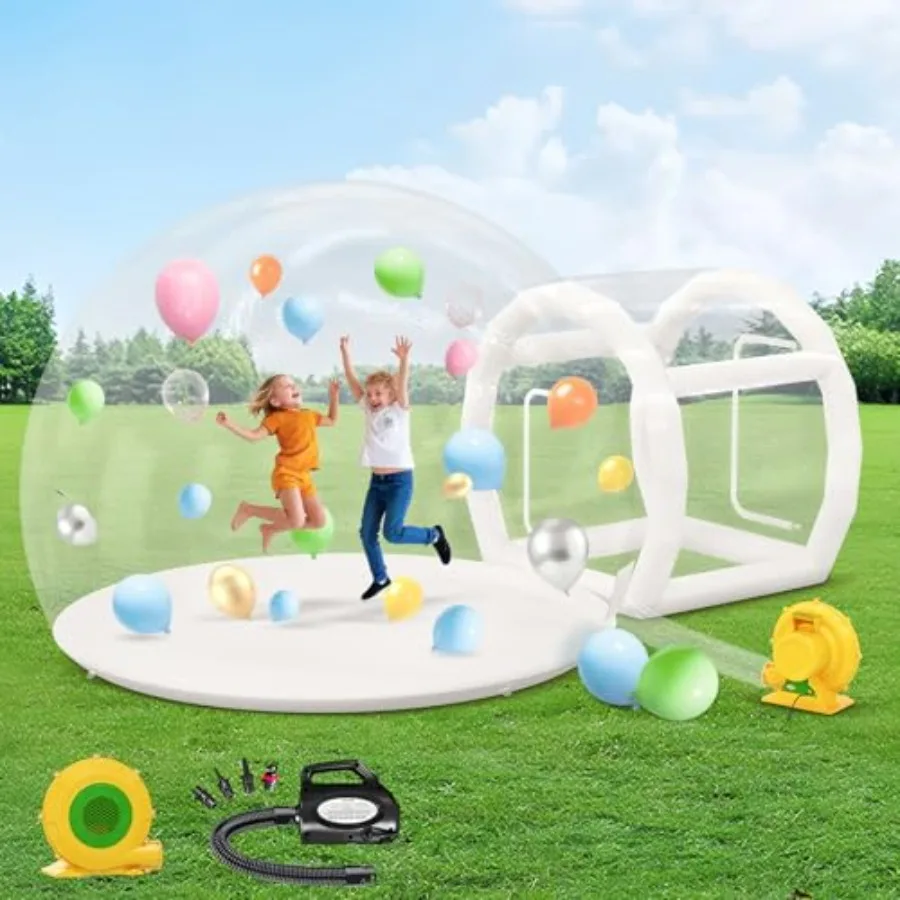 

13FT Inflatable Bubble House, Bubble House Dome Inflatable with 750W Air Blower and Air Pump for Birthday Parties, Wedding and
