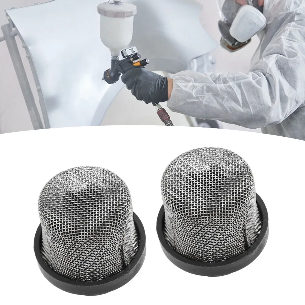 2 pcs Durable Efficient Inlet Filter Multifunctional 3/4-Inch Strainer Filter Suction Strainer Airless Sprayer Painter