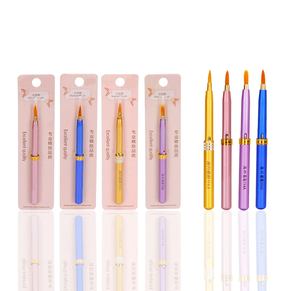 3本のリップブラシセット、完璧な塗布のための密な柔らかい毛、日常使いのための多機能美容ツール