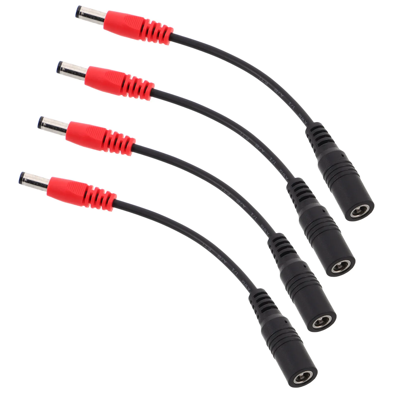 4Pcs Guitar Effect Pedal Cable Reverse Polarity Conversion Cord 15Cm Professional Pedalboard Connector Stable Signal Guitar