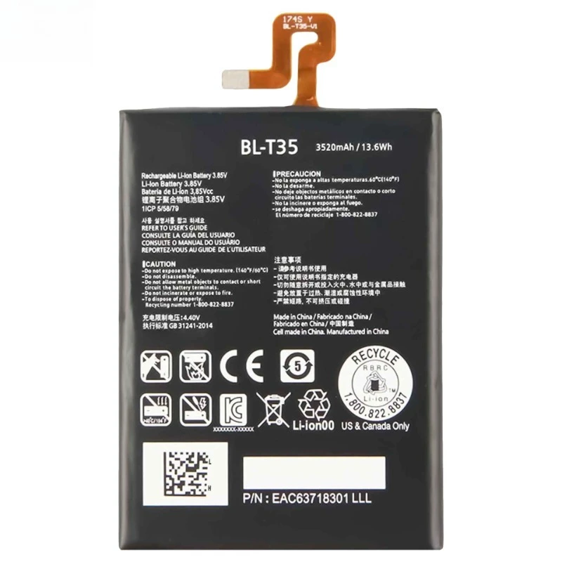 3520mAh For Google Pixel 2XL Battery BL-T35 Second-Generation Replacement Mobile Phone Battery