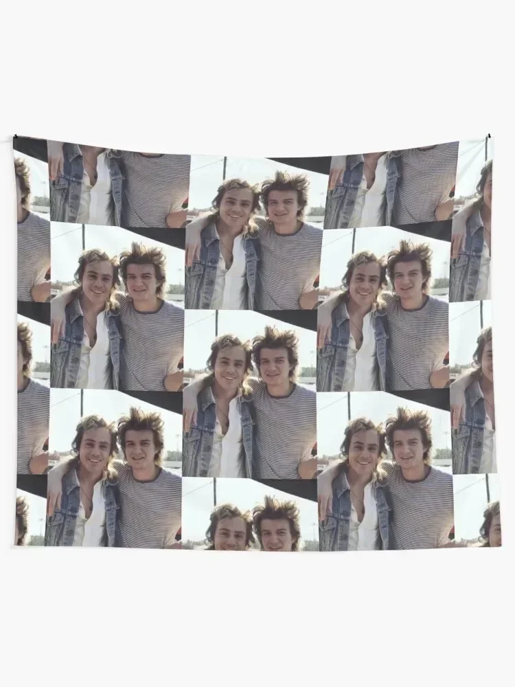 Joe keery and Dacre Montgomery Tapestry Custom Room Decorating Aesthetic Art Mural Tapestry