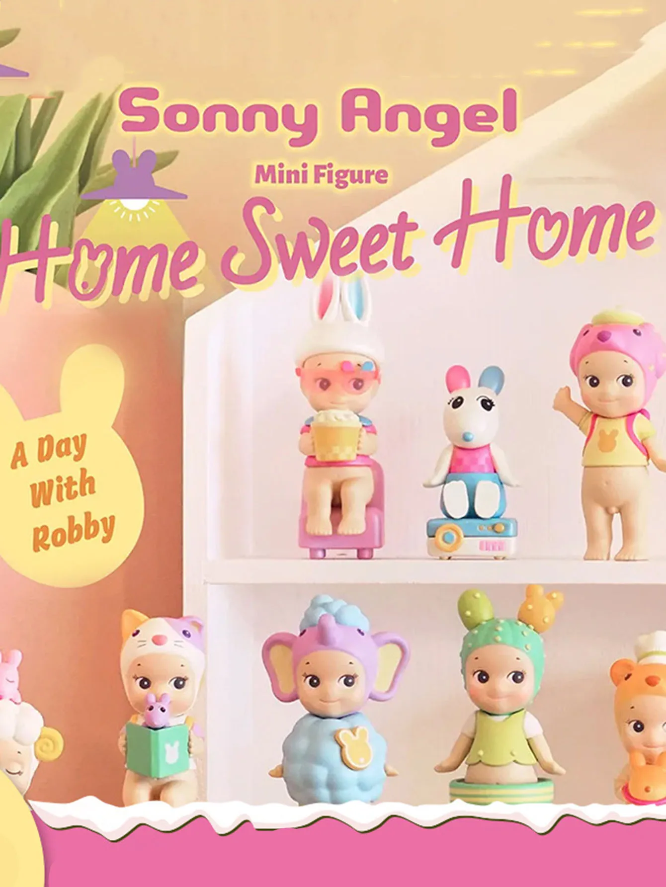 

Sonny Angel Home Sweet Home Series Blind Box Toys Cute Action Anime Figure Desktop Ornament Kawaii Mystery Box Designer Dolls