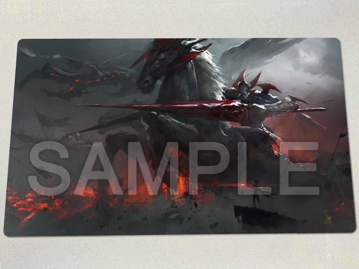 YuGiOh Playmat Gaia The Fierce Knight TCG CCG Mat Board Game Pad Trading Card Game Mat Rubber Gaming Mouse Pad Free Bag 60x35cm