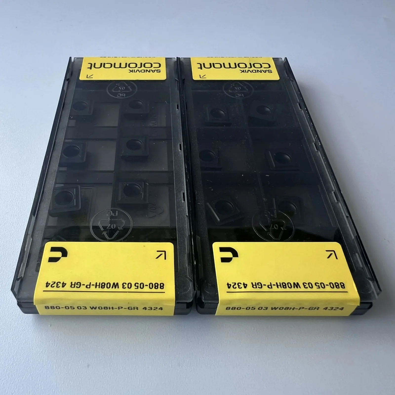 サンドビック / 880-0503W08H-P-GR 4324 / 超硬合金CNCブレード 10個