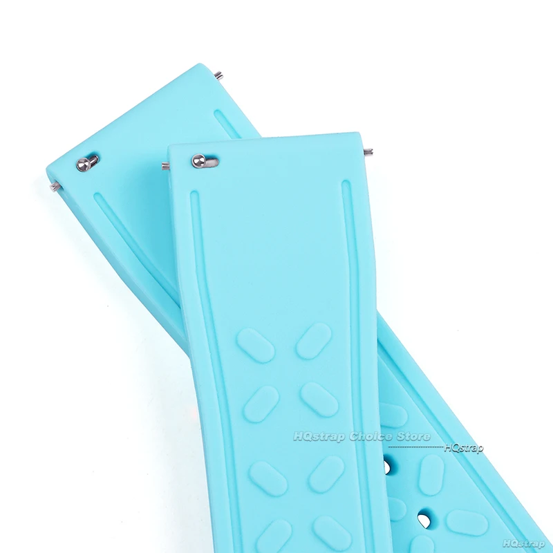 الإفراج السريع سيليكون المطاط حزام ساعة اليد ل IWC 20 مللي متر 21 مللي متر 22 مللي متر الرياضة حزام الساعات أسود أخضر برتقالي أزرق معصمه أساور