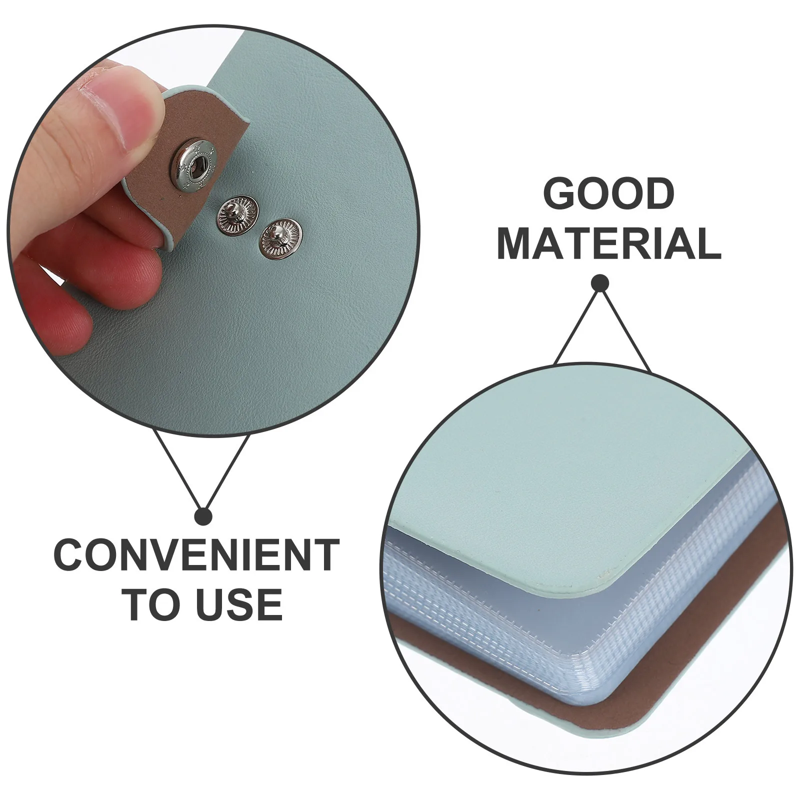 حافظة حامل بطاقات عمل أنيقة مع تصميم مدمج بسعة كبيرة للإدارة وحامل بطاقات متعدد سهل الحمل