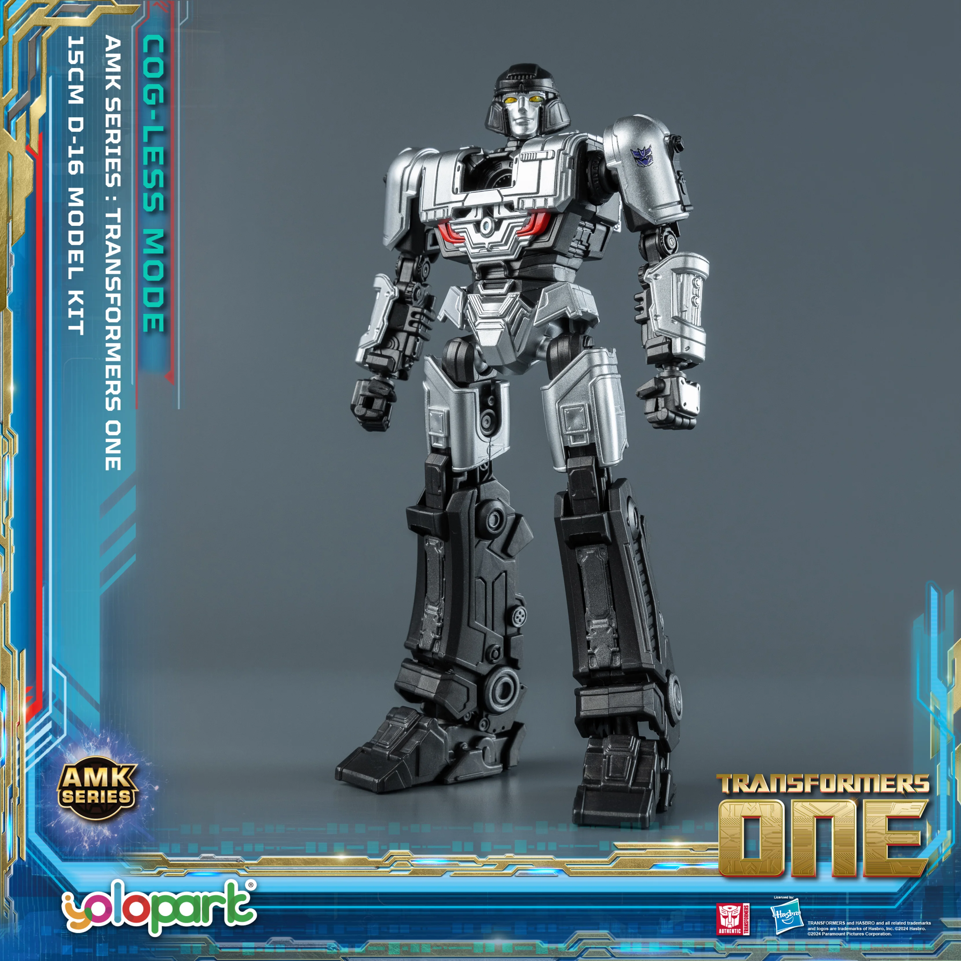 YOLOPARK Megatron Transformer Toy 15cm Cog-less Mode,5.9 Inch Highly Articulated Transformers One Action Figures Toys